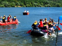 Schlauchbootrennen Vienenburger Seefest 2016